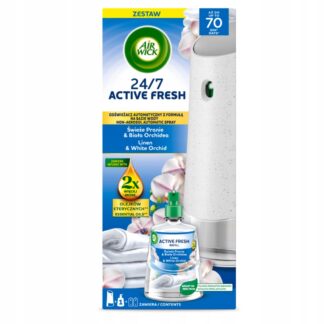 Air Wick Active Fresh Świeże Pranie & Biała Orchidea 228 ml komplet — zdjęcie 1