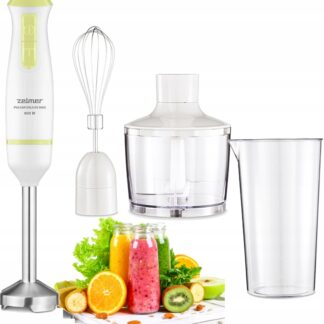 BLENDER RĘCZNY ZELMER KUCHENNY WIELOFUNKCYJNY MOCNY ROBOT TURBO ZESTAW 800W — zdjęcie 1