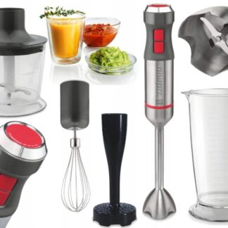 Blender ręczny ZELMER ZHB4652 1400W VARIO CHOPPER UBIJACZKA KUBEK PUREE — zdjęcie 1