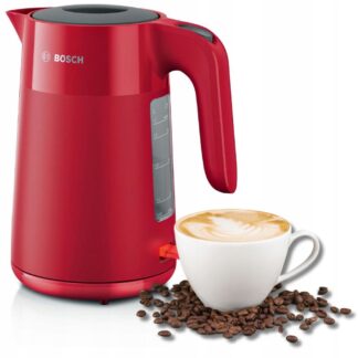 BOSCH CZAJNIK BEZPRZEWODOWY TWK2M164 czerwony 1,7L 2400W — zdjęcie 1