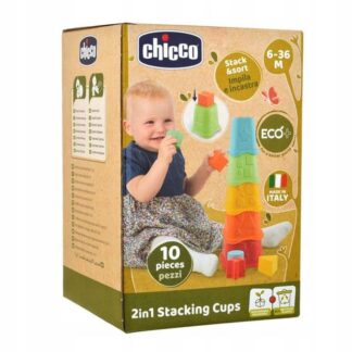 Chicco wieża 2w1 ECO kubeczki 00009373100000 — zdjęcie 1
