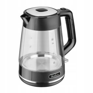 Czajnik elektryczny Amica KF 4050G 2200 W 1,7 l czarny — zdjęcie 1