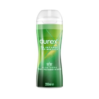 DUREX PLAY Żel 2w1 ALOE VERA Intymny Nawilżający Lekki 200ml MASAŻ i SEX — zdjęcie 1