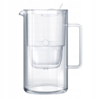 DZBANEK GLASS 2,5L BIAŁY AQUAPHOR + WKŁAD MAXFOR+ — zdjęcie 1