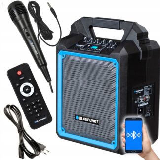 Głośnik przenośny System Audio BLAUPUNKT MB-06 Karaoke Bluetooth 500W MB06 — zdjęcie 1