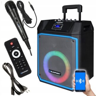 Głośnik przenośny System Audio BLAUPUNKT MB08.2 LED Karaoke Bluetooth — zdjęcie 1
