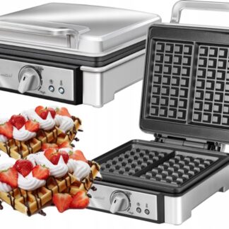 GOFROWNICA MPM MGO-13 DUŻA MOC 1400W 2 GOFRY NON-STICK — zdjęcie 1
