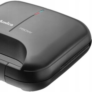 Opiekacz gofrownica grill Amica SMK4021 czarny 750 W 3 W 1 — zdjęcie 1