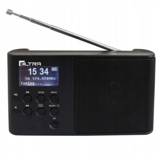 RADIO ULA DAB+ CZARNA ELTRA ODBIORNIK FM — zdjęcie 1