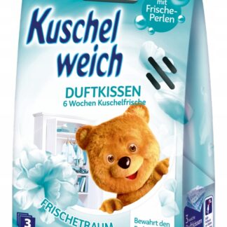 SASZETKI ZAPACHOWE DO SZUFLADY SZAFY KUSCHELWEICH FRISCHETRAUM 3SZT — zdjęcie 1