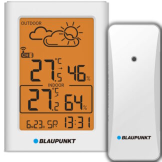 Stacja pogodowa BLAUPUNKT WS-15WH Higrometr Zegar Alarm WS15WH — zdjęcie 1