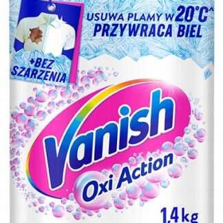 Vanish Oxi Action Odplamiacz w proszku do bieli 0% chloru 1,4 kg — zdjęcie 1