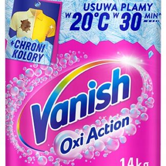 Vanish Oxi Action Odplamiacz w proszku do koloru 0% chloru 1,4 kg — zdjęcie 1