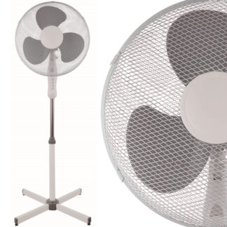 Wentylator stojący RAVANSON WT-1040S BIAŁY 40 cm Wiatrak podłogowy — zdjęcie 1