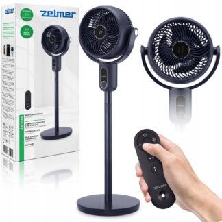 ZELMER WENTYLATOR STOJĄCY CYRKULATOR ZRF3500 PILOT 50W turbinowy 25cm CICHY — zdjęcie 1
