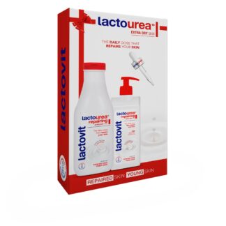 ZESTAW PREZENTOWY BALSAM + ŻEL DO KĄPIELI LACTOVIT LACTOUREA — zdjęcie 1
